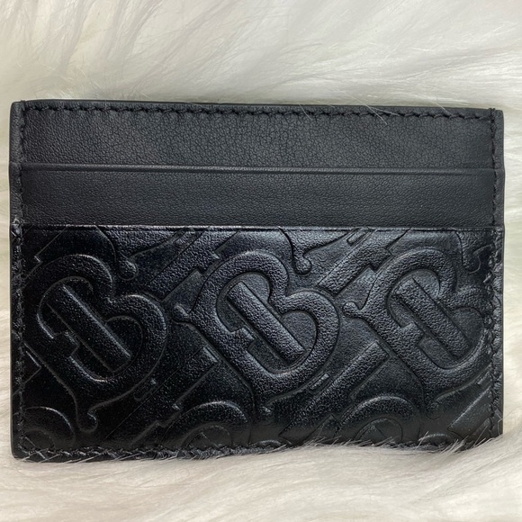 NWOT Burberry black card holder - Picture 1 of 4